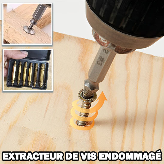 Extracteur de vis endomagé