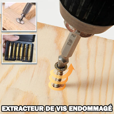 Extracteur de vis endomagé